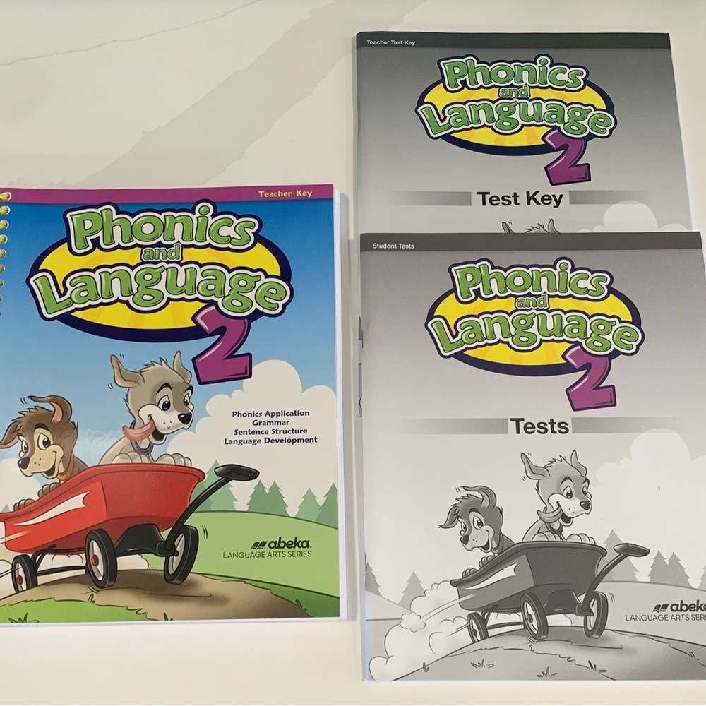 Abeka Phonics and Language Bundle-2nd Grade